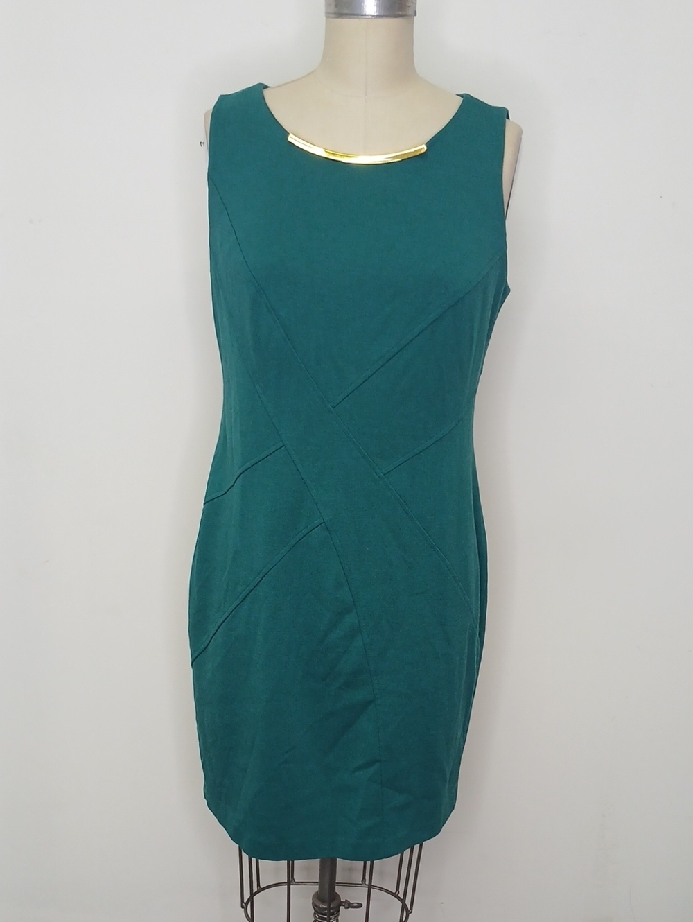 Calvin Klein Teal Bodycon Dress Size 12